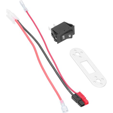 Robustes, langlebiges, sicheres und effizientes Akkuladeadapterkabel mit Tamiya-Stecker und Mini-Kippschalter (125-250V AC). (1/5)