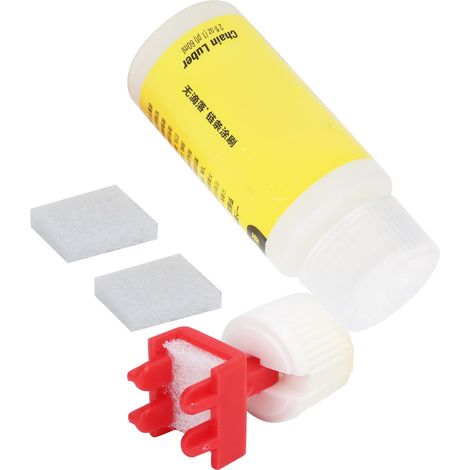 Flacon huile chaîne vélo avec applicateur brosse - Lubrifiant pignons et galets de dérailleur (1/5)