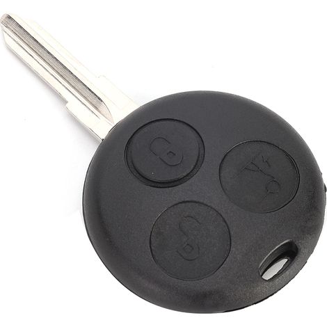 Coque de Clé Voiture 3 Boutons pour Mercedes Benz Smart, Housse de Télécommande de Remplacement, Étui de Protection (1/5)