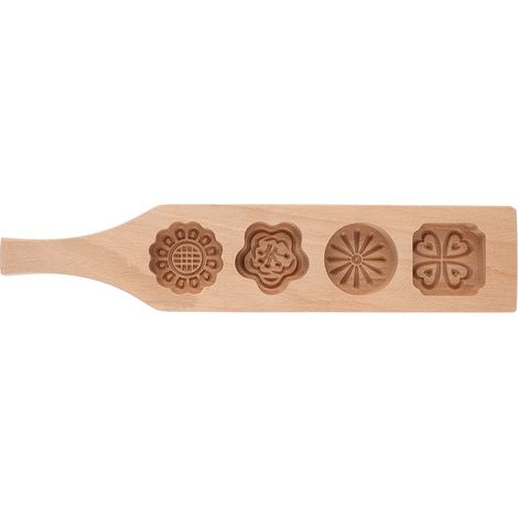 Moule à gâteau de lune en bois, moule à pâtisserie pour la fabrication de gâteaux de haricots mungo glacés, outils de cuisson (2) (1/5)