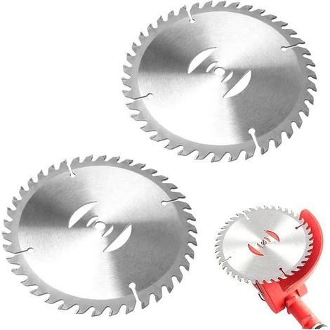2 pièces Lame Dents pour Débrousailleuse, Lame Coupe Bordure sans Fil Lame Debroussailleuse électrique sans Fil (1/5)