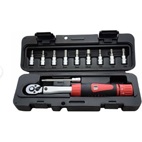 Jeu de clés dynamométriques pour vélo 1/4" - Outils de réparation - Clé dynamométrique 2-24 Nm (1/5)
