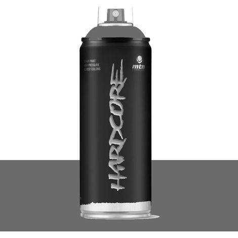 Bombe de peinture aérosol MTN Hardcore Gris ripley (RV-39) 0,4 L (1/2)