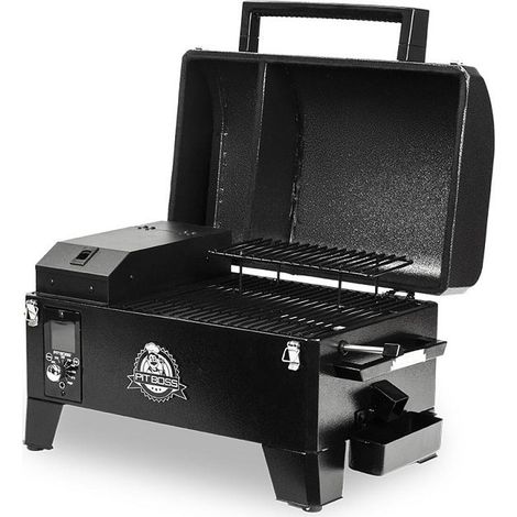 Barbecue portable à pellets 1650 cm² – Acier revêtu de porcelaine – Température 82 à 260 °C – Allumeur automatique 200W – Pitboss - PB150 (1/5)
