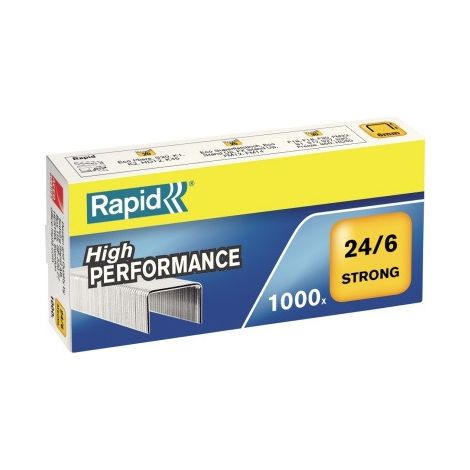 Name Rapid Strong 24/6 Heftklammern - 1000 Stück, stark und scharf (1/2)