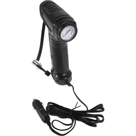 Compresseur à Air Portatif avec Manomètre Gonfleur Électrique pour Pneus De Voiture Vélo Et Ballons Pompe Pratique Rapide Alimentation - (1/5)
