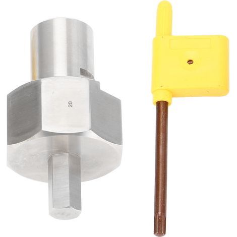 Outil de Chanfreinage de Trou de Chien, Alésoir de Chanfrein de Trou de Chien en Acier Inoxydable avec Tige Hexagonale de 9 Mm, Lame en Alliage T10, Outil D'ébavurage de Trou de (1/5)