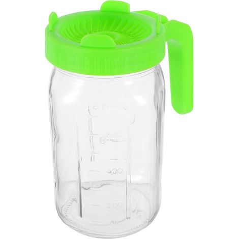 Keimglas für Radieschen 1 Liter Einmachglas mit Keimdeckel 1