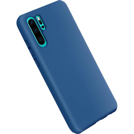 COQUE POUR HUAWEI P30 PRO 6,47" ÉTUI BLEU MARINE ARRIÈRE EN SILICONE