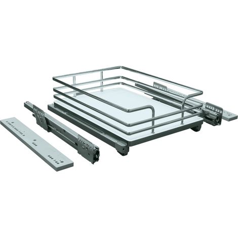 Panier coulissant fond mélaminé - Largeur : 414 mm - VIBO