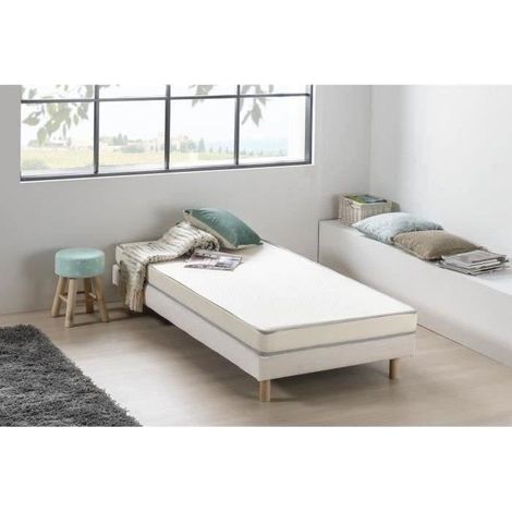 DEKO DREAM Matratze Schaum 90 x 190 cm - Fester Komfort - Dicke 12 cm - KIETOA