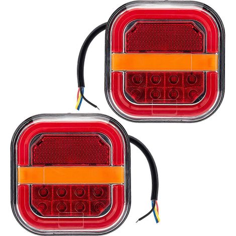 Kit d'éclairage LED pour remorque avec faisceau de câblage pour camping-car
