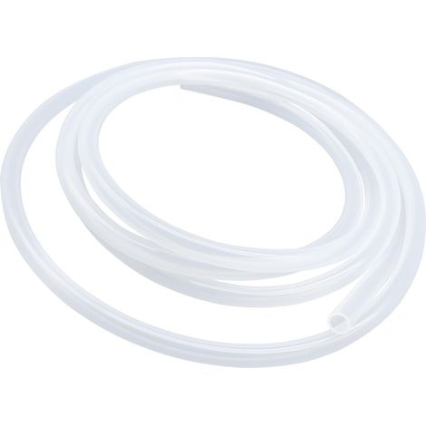 Tuyau en silicone transparent, tuyau de qualité alimentaire, taille 15,0 mm x 19,0 mm, longueur 2,5 m (8,2 pi), épaisseur 2,0 mm, tuyau en caoutchouc silicone flexible pour tuyaux d'air/eau (1/5)