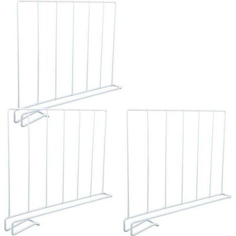 pair 3 pcs Séparateurs Placards Armoires, Separateurs d'armoire en Métal, pour la Cuisine la Bibliothèques la Maison-Fei Yu (1/3)