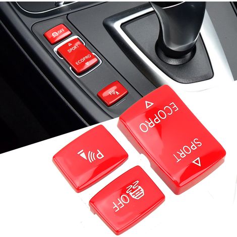 Schalthebel-Set für BMW F20 F22 F30 F34 (3-teilig) Rot (1/5)