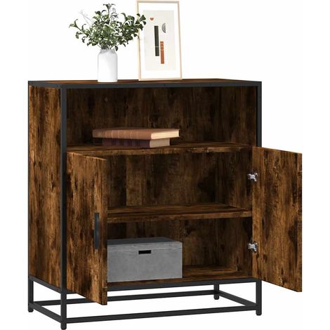 Sideboard Räuchereiche 68x35x76 cm Holzwerkstoff
