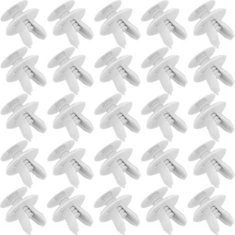 25 Pcs clips voiture,clips plastique voiture,clips de fixation voiture,outillage carrosserie,Rivet Clips Plastique,Rivet Plastique Fixation de Protection,pour Auto Voitures Panneaux de Portes (1/5)