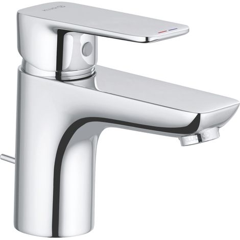 Kludi Pure&Style Waschtischarmatur (Wasserhahn) durckfest, Bad Armatur chrom (1/4)