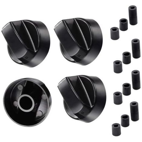 Bouton Plaque de Cuisson,4pcs Boutons de Commande Universels,Bouton de Cuisinière,Bouton pour Réchaud à Gaz,pour Presque Toutes Les Cuisinières,Plaques de Cuisson,Four,Cuisinière à Gaz (1/5)