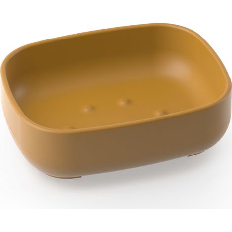 Metaform - Porta sapone da appoggio Zafferano in Resine Termoplastiche Mod. Pod (1/3)