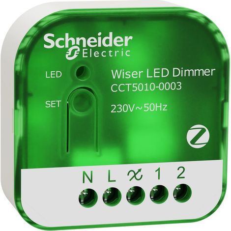 Mikro modul dimmer schneider electric weiß 4x8x7.5 cm