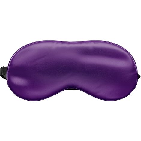 Coussin de sommeil en soie violette Rempli de lavande et de graines de lin Lesté Méditation et occultant (1/5)
