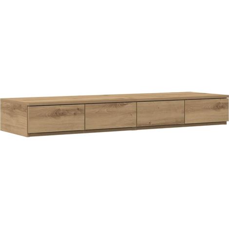 Maison Exclusive - Cajones de cama con cajón Roble artesanal 120