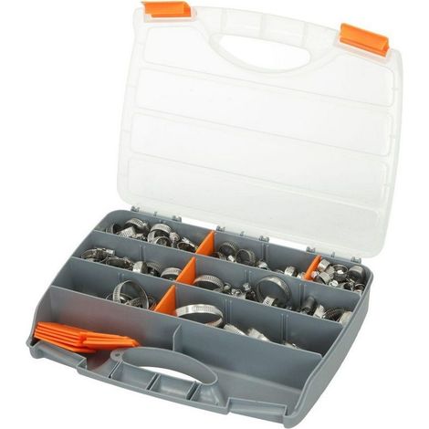 Assortiment de colliers de serrage 9 mm W4 inox