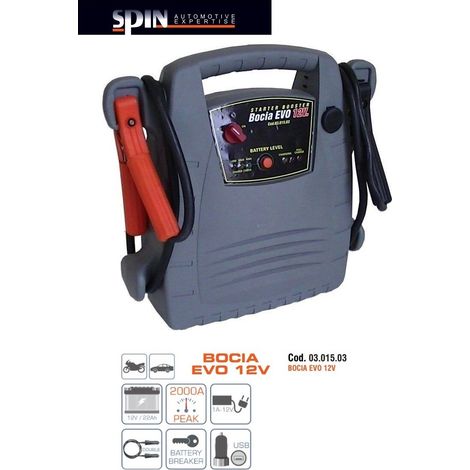 SPIN AVVIATORE D'EMERGENZA BOOSTER STARTER BOCIA EVO 12V 03.015.03 (1/4)