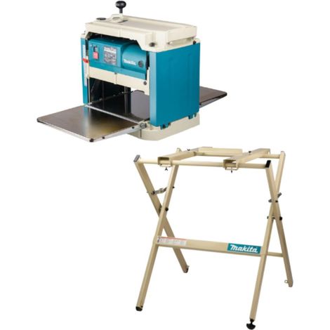 RABOTEUSE AUTOMATIQUE MAKITA 1650 W + SUPPORT 2012NB