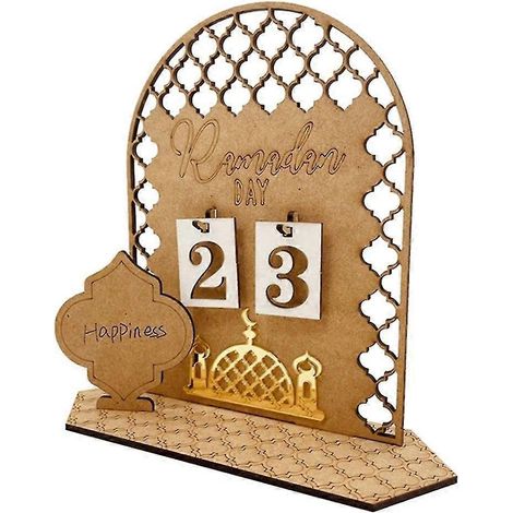 Ramadan-Countdown-Kalender, Eid Mubarak-Ornament 2023, Ramadan-Dekoration, Islam, Muslim, Ramadan, B (1/4)