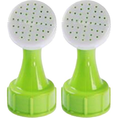 Pomme de douche pour arrosoir, 2 becs d'arrosage de bouteille, pièces de rechange ergonomiques anti-fuites, petits outils de jardin pour bonsaï (1/5)
