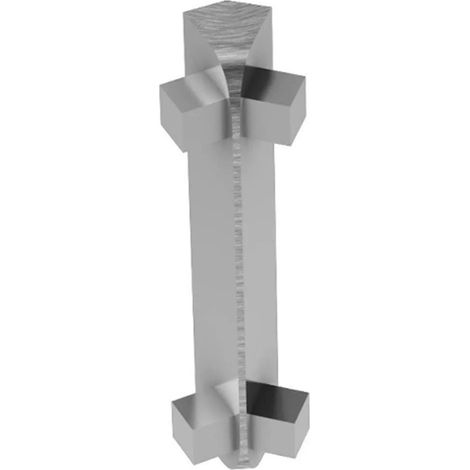 Angle rentrant de finition RONDEC STEP CT - Angle rentrant 135° - Chromé brossé (1/2)