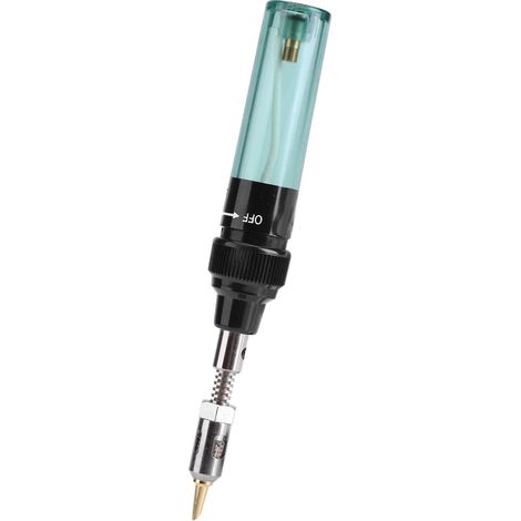 Chalumeau à souder sans fil et rechargeable au butane (n° 1 Vert transparent) (1/5)