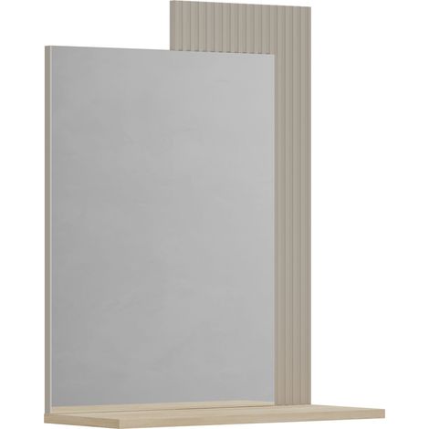 Miroir rectangle 65x26x84 cm gris et noir - ESKER