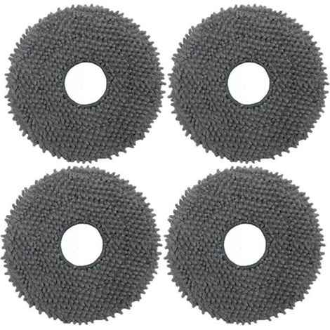 Compatible avec l'aspirateur robot Roborock P10, chiffon de nettoyage en microfibre, accessoires de nettoyage de rechange, pour le nettoyage de la maison (lot de 4) (1/4)