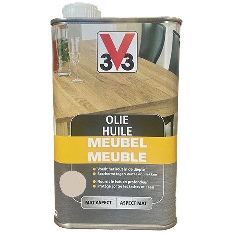 V33 Huile Meuble Blanc 0,5 L (1/2)