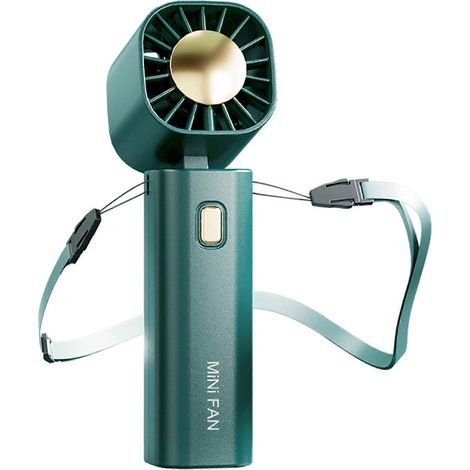 Ventilateur de cou portable à 3 vitesses, mains libres, rotatif à 270 degrés (1/4)