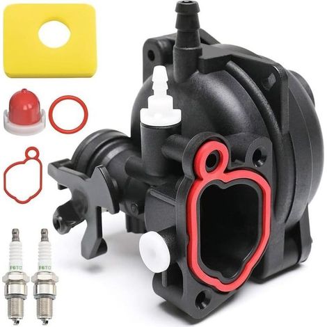 Kit de Carburateur Compatible avec Brigg Stratton 799583 591160 593261 591110 Pièces et Accessoires Moteur Remplacement du Carburateur Filtre à Air..DEBUNS (1/5)