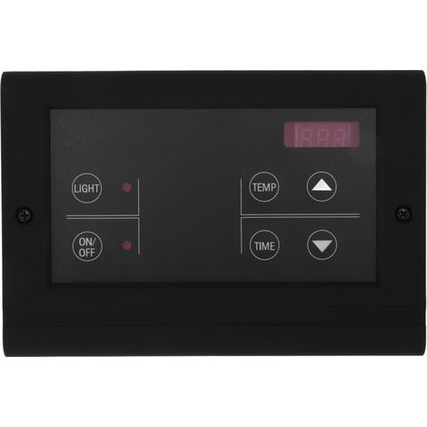 Sauna Room Temperature Controller Wall Mount Wet Steam Generator Controller for Household Black (1/5)