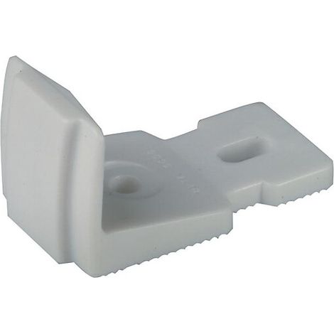 Gond de portail L orientable Ø 12 mm. à visser. réglage 40-50 mm. coloris noir - TIRARD SAS