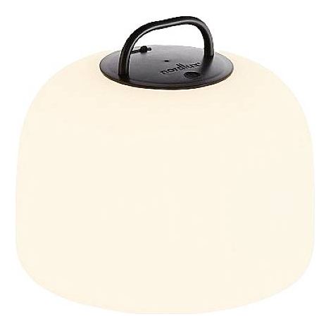 Lampe de table Kettle To-Go rechargeable blanc avec noir Ø 36cm - 2018013003