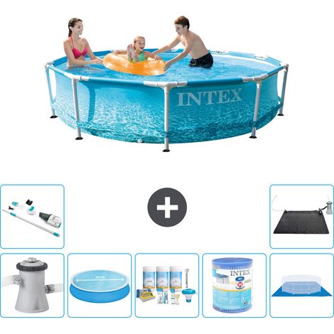 Intex Piscine Tubulaire Ronde - 305x76 cm - 8-pièces S41392 (1/3)