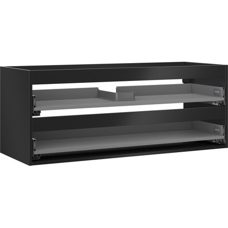 Mexen Box-A cabinet de meuble-lavabo 120 cm, 2 tiroirs, noir mat - 91AX0-1200-470-2-71 (1/5)