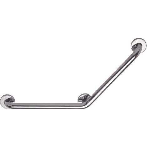 Barre de maintien coudée 135° 400x400mm inox chromé - PELLET