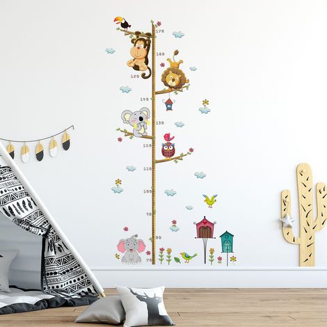 Toise Stickers Muraux La Chambre des Enfants Pépinière Autocollants Amovibles (1/5)