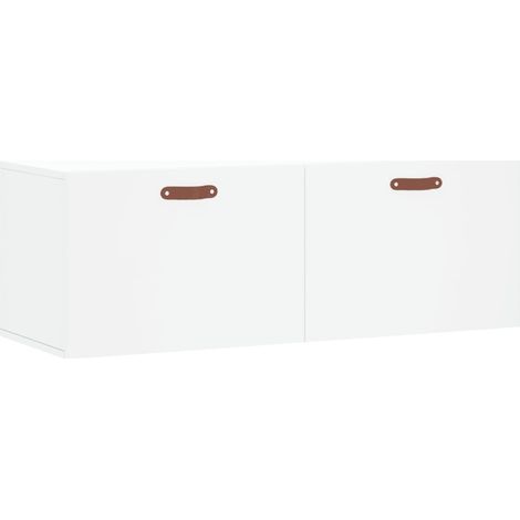 Maison Exclusive - Mobile a Parete Bianco 100x36,5x35 cm in Legno Multistrato