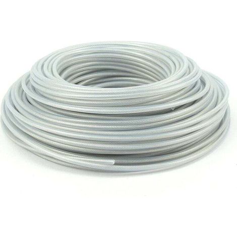 Fil de Tondeuse en Acier 3 mm x 30 mètres, Fil de Tondeuse, Bobine de fil d'acier robuste pour débroussailleuse de jardin, Fil de Rechange pour Tondeuse à Gazon (1/4)