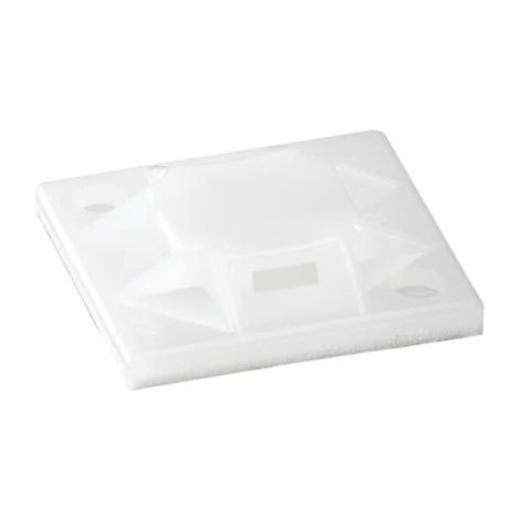 Embase pour serre-câbles ABB autoadhésive 18.7mm x 18,7 mm ( Prix pour Paquet de 100 )
