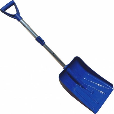 Pelle à neige auto 240x340mm polypro manche rétractable poignée - Perrin (1/2)